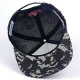 Custom 6 Panel 2 Tone 3D Embroidered Snapback Hat thumbnail-3