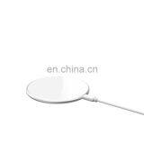 Hot Sale Round Quick Wireless Charging Pad Ultra Thin Wireless Charging Portable Phone Fast Charger Station thumbnail-3