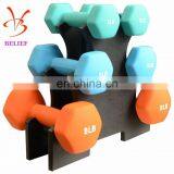 Colorful Neoprene Dumbbell With Hexagonal Design thumbnail-1