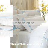 100% Cotton White Cotton Embroidered Duvet Cover Hotel Towels and Bed Linen thumbnail-3