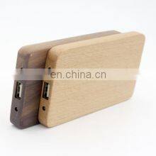 Cool Design Wooden Power Bank 4000mah Battery Charger thumbnail-4