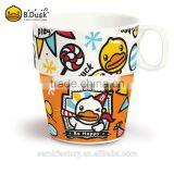 Popular B.Duck Design Artistic Ceramic Coffee Cup Tea Cup Party Cup (5 Sets) thumbnail-2