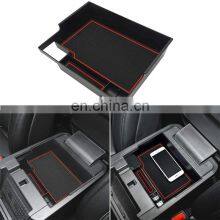 Interior Accessories Parts Silicone Armrest Rest Storage Box Center Control Console Organizer Tray For Ford Explorer 2020 2021 thumbnail-5