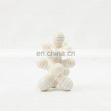 Luxury Nordic Handmade Textured Black Gold Home Accessories Bedroom Sculpture thumbnail-3