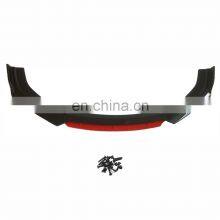 Labio Frontal Professional Factory Gloss Black+Red Universal Front Bumper Lips For Audi b8 b9 c8 c9 a3 a4 a5 a6 a7 thumbnail-2