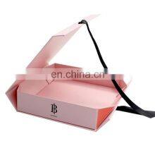Custom Logo Fully Covered Cardboard Apparel Gift Boxes Rigid Magnetic Plain Foldable Costume Box thumbnail-3