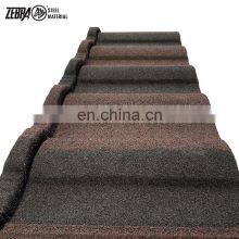 Stone Coated Steel Roman Brown Metal Zinc Roofing Tiles thumbnail-3