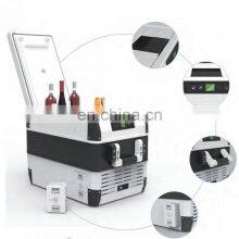 Foldable Portable Mini Tri-use Home ac Power Car 12v dc Power Outdoor Camping Battery Supply 45L Fast Freezing Cooler Box thumbnail-4