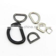 Manufacture Custom Zinc Alloy Flat Metal D Ring Iron Ring D-rings for Handbags thumbnail-5
