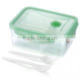 Hot Selling Airtight Square Plastic Microwave Lunch Box With Lock thumbnail-1