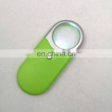 Battery Operated Customized ABS Material Glass Led Magnifying Magnifier With Light Lamp