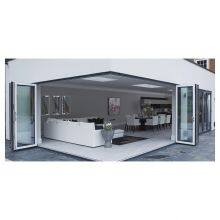 Standard Size or Customized Dimension Aluminium Glass Bifolding Door thumbnail-2