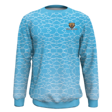 2022 Hot Sublimated Stylish Sweatshirts With Blue Colors thumbnail-1