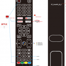 Manufacturer Silicone Button Silicone Button For TV Remote Control  49 Buttons NEFLIX GOOGLE