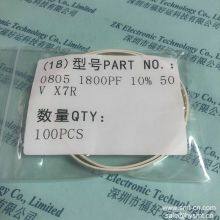 CCTC Capacitor 0805 1800PF 10% 50V X7R Instead 08055C182KAT2A CER. 1800PF 50V 10%X7R 0805 AVX CORP