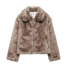 A Versatile, Retro and Fashionable Old-fashioned Style Long-sleeved Warm Sweater-style Short Coat With a Cozy Fleece Lining. thumbnail-1