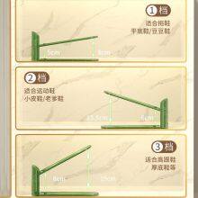 Transparent PET Adjustable Shoe Stand OEM Shelf for Space Saving in Shoe Cabinet thumbnail-3