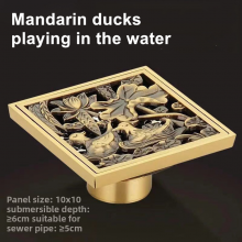 Antique Carved European-Style European-Style Odor-Proof Insect-Resistant for Modern Household Bathroom Hotel Shower Washing Machine