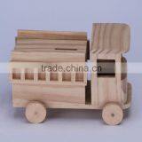 Wholesale Money Box Kid Toy Wooden Piggy Bank,kids Money Safe Bank,car Shaped Piggy Bank thumbnail-1