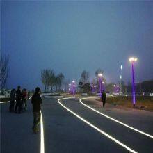 Glowing Buried Light Bricks, Led Strip Glowing Bricks, Glass Light Strips, Wholesale of Square Floor Tile Lights thumbnail-4