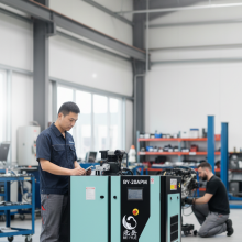 BEIYUE 22KW Oil Injected Screw Air Compressor For Construction Mining thumbnail-2