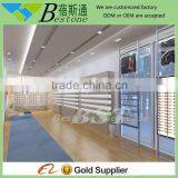 Smart Silver Grey Wall Mounting Shelves Optical Shop Furniture for Decoration