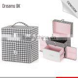 Ladies pvc material vanity bag nail box