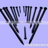 Black Concrete Nail With Flat Head