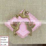 Wholesale Metal Accessories Diy Zinc Alloy Hummingbird Bird Pendant thumbnail-2