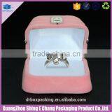 Beautiful Creative Velvet Surface Paperboard Jewelry Box Crown Shape Ring Box thumbnail-4