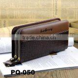 Zipper Purse Fashion Pu Leather Money Clip Wallet thumbnail-1