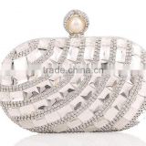 2016 Fashion Luxury Glazed Diamond Blingbling Ladies Wedding Evening Bag