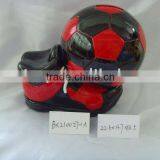 Ceramic football money bank