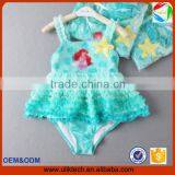 2016 baby grils clothes hot selling online shop factory supply lowest price of baby girls swimming suit lovely kids girls bikini