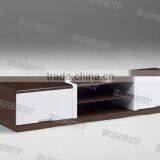 2016 Living Room Furniture Antique Shallow Walnut and White tv Stand SK1333A thumbnail-2