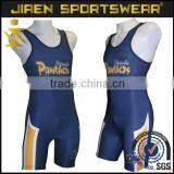 Sexy Mens Sports Wear Bulk Custom Wrestling Stringer Singlet Gym Bodybuilding Tank Top Cheap Wrestling Singlets for Sale thumbnail-1