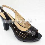 Latest New High Class Middle Heel Slingback Sandals With Net thumbnail-2