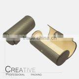 Rounded Leather Watch Box for Watches Storage