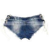 Light Blue Classic Durable and Soft High Waist Skinny Pocket Patterns New Pattern Jeans Quality Choice thumbnail-6