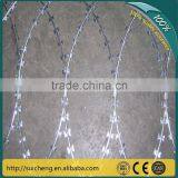 plastic razor barbed razor wire for sale/ razor wire price/concertina razor fence wire(Guangzhou Factory)