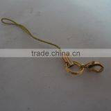 Gold Color Mobile Phone Straps With Lobster Lock For Wholesale thumbnail-4