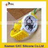 China Factory Cheap Silicon Rubber Colorful Watch thumbnail-2