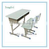 Wooden Werzalit Student Double Desk And Chair Set for Primary Student TF-8506 thumbnail-4