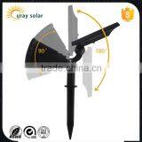 Hot Sale Waterproof Ip44 4pcs Led Solar Spotlight, Security Lighting, Path Lights