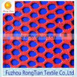 Red Polyester Knitted Big Hole Mesh Fabric for Mattress