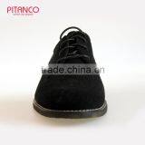 Black Swede Leather Lace-up Mens Derby Shoes thumbnail-5