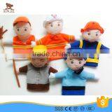 Customize Cheap Plush Fireman Hand Puppet