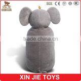 OEM Plush Elephant Shape Body Pillow Adult Travel Folding Pillow thumbnail-4