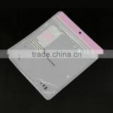 Three Sides Seal Ziplock Reclosable Cellophane Bag/pouch With Zipper and Hanger Hole