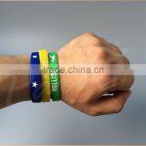 Advertising Rubber Band Silicon Bracelet With Embossing and Engraving thumbnail-2